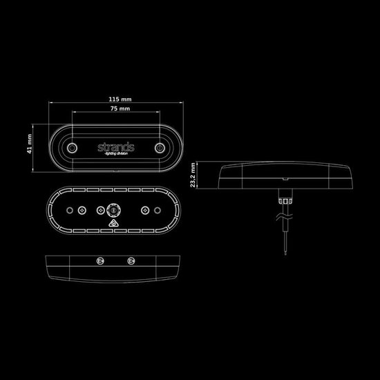 Strands FOR9T Gravity Luce di posizione laterale
