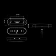 Strands FOR9T Gravity Luce di posizione laterale