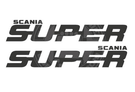 sCANIA SUPER STICKER