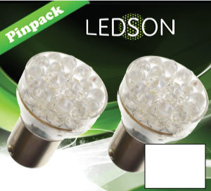 LED-LAMP XENON LOOK - 360 13 DIODE P21/5W BAY15d - TRUCKJUNKIE