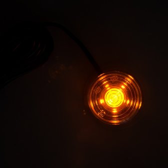 ARANCIONE! LAMPADA A LED A SPORGENZA - VETRO TRASPARENTE - GYLLE