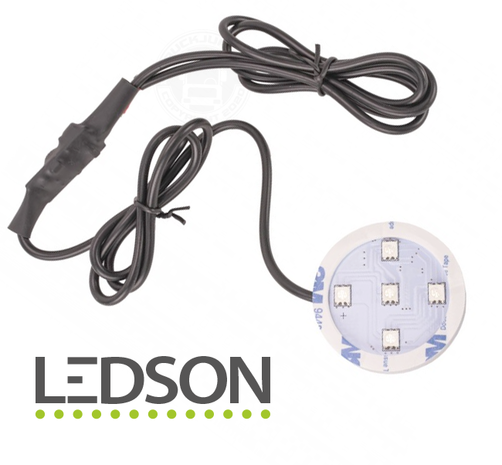 LEDSON - LED POPPY - ROSSO - COLLEGAMENTO DIRETTO - 10-40V.