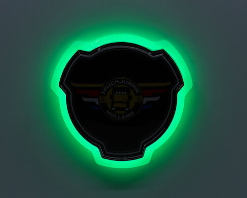 LIGHTED EMBLEM SCANIA IN GREEN LED 