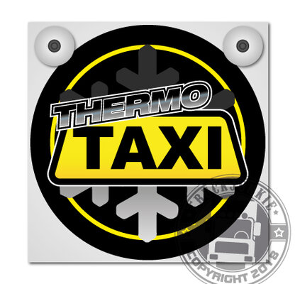 THERMO TAXI - LIGHTBOX DELUXE - PANNELLO FRONTALE ALLENTATO