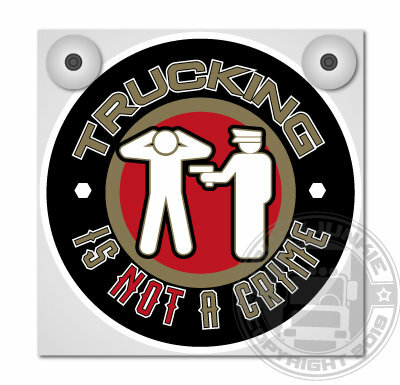 TRUCKING IS NOT A CRIME - LIGHTBOX DELUXE - PANNELLO FRONTALE ALLENTATO