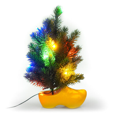 MINI ALBERO DI NATALE CON LED INCL. ZOCCOLO