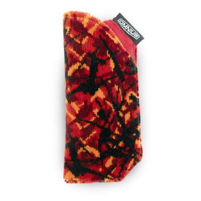 OMNIUS ASTUCCIO PER OCCHIALI - VELLUTO DANESISSO ROSSO