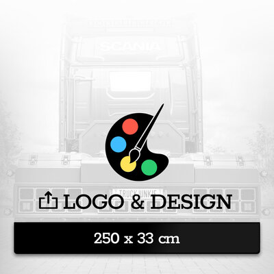 PARASPRUZZI 250 X 33CM - DESIGN PERSONALIZZATO CON LOGO