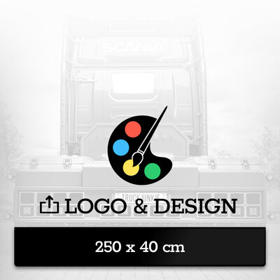 PARASPRUZZI 250 X 40CM - DESIGN PERSONALIZZATO CON LOGO