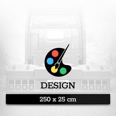 PARASPRUZZI 250 X 25CM - DESIGN PERSONALIZZATO