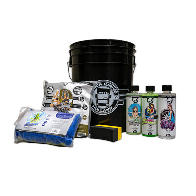 Set di pneumatici, finestrini, vernice e schiuma TJ Bucket