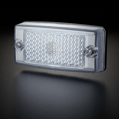 OMNIUS LUCE DI INSERZIONE LATERALE A LED - LED BIANCO CALDO / LENTE CHIARA