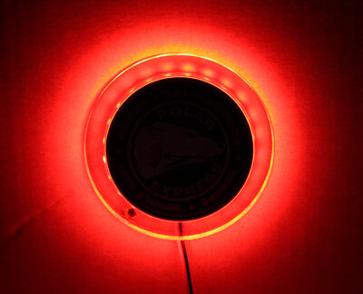 ROSSO - EMBLEMA ILLUMINATO - UNIVERSALE - 24V