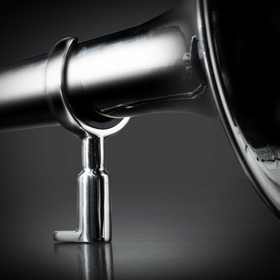 OMNIUS COLTRANE TROMBA D&#039;ARIA IN ACCIAIO INOX STANGHETTA 10CM