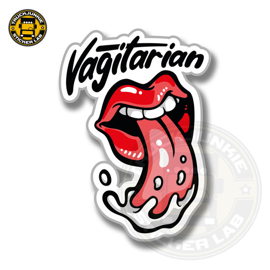 Vagitarian - Full print sticker