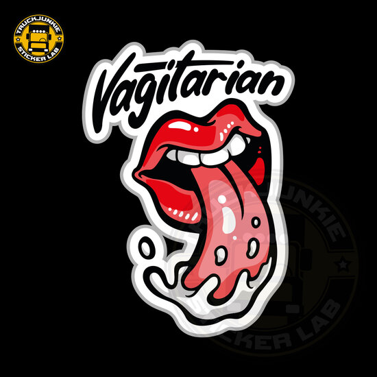 Vagitarian - Adesivo a stampa completa