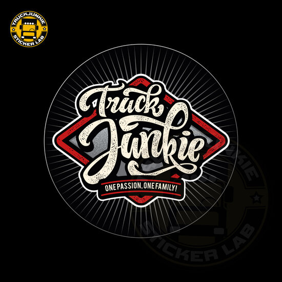 Truckjunkie - Red Wyber - Adesivo a stampa completa