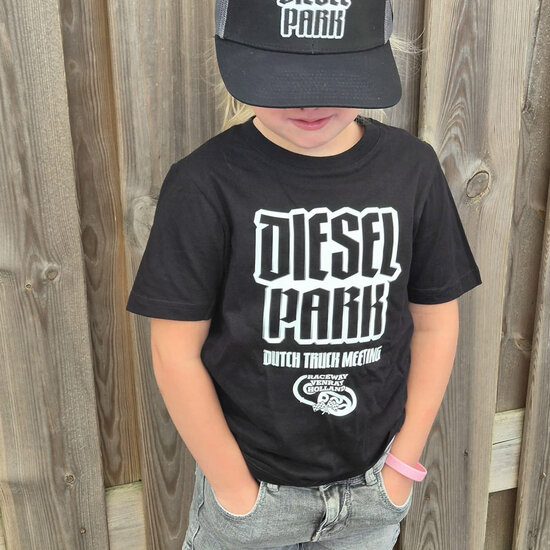TRUCKJUNKIE Dieselpark T-SHIRT PER BAMBINI Nera