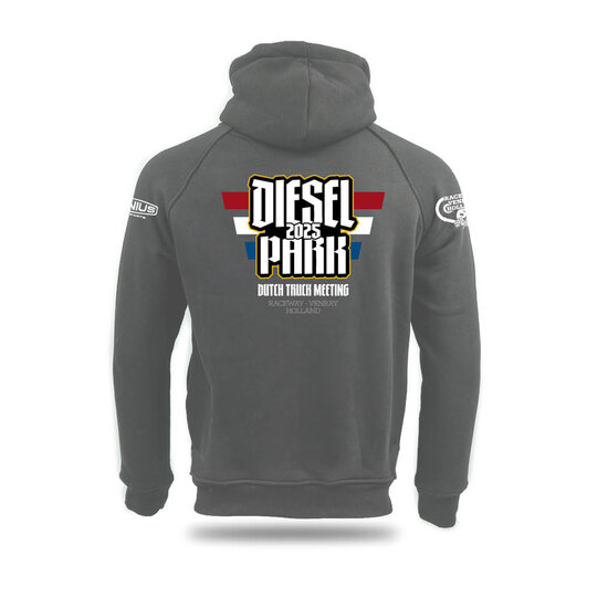 TRUCKJUNKIE Dieselpark HOODIE 2025 - Grigio
