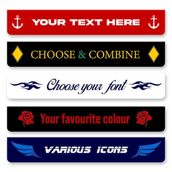 PARASPRUZZI 250 X 33CM - DESIGN PERSONALIZZATO CON LOGO - NUOVO EDITOR