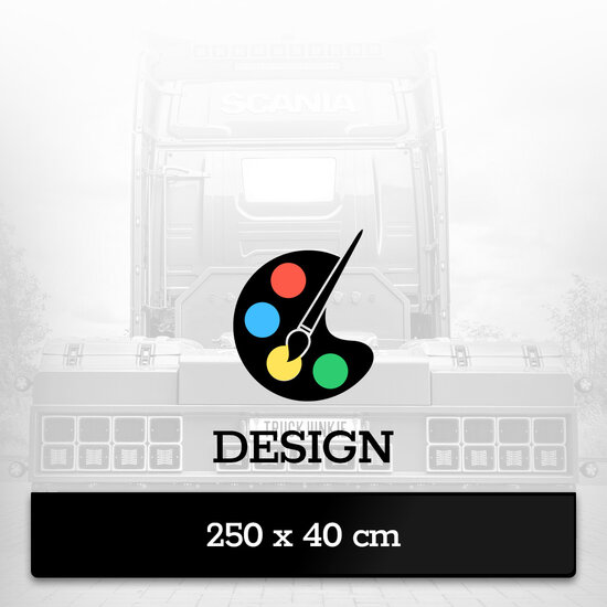 PARASPRUZZI 250 X 40CM - DESIGN PERSONALIZZATO