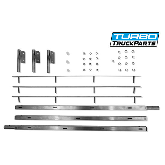 TURBO TRUCKPARTS - STAFFA PARASPRUZZI INCERNIERATA - PARAURTI POSTERIORE