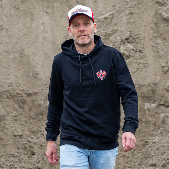 Felpa con cappuccio Ronny Ceusters - Diamante - Nero 