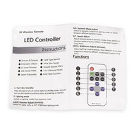 LEDSON SLANKE DIMMER + DRAADLOZE AFSTANDSBEDIENING VOOR LED (12-24V)