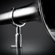 OMNIUS COLTRANE TROMBA D&#039;ARIA IN ACCIAIO INOX STANGHETTA 10CM