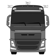 LUCE SUPERIORE VOLVO 2012 &ndash; TIPO 2 &ndash; SET