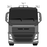 LUCE SUPERIORE VOLVO 2012 &ndash; TIPO 3 &ndash; SET