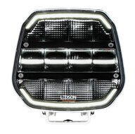 Luce ausiliaria Ledson Epix9+ Strobe Wide Driving Beam da 9&quot; (bianco avorio, Powerboost)