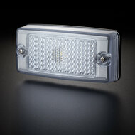 OMNIUS LUCE DI INSERZIONE LATERALE A LED - LED BIANCO CALDO / LENTE CHIARA