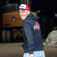 Felpa con cappuccio Ronny Ceusters - Diamante - Nero 