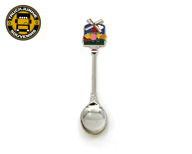 CUCCHIAINO DA CAFFÈ - TULIPANI DEL MULINO A VENTO OLANDESE