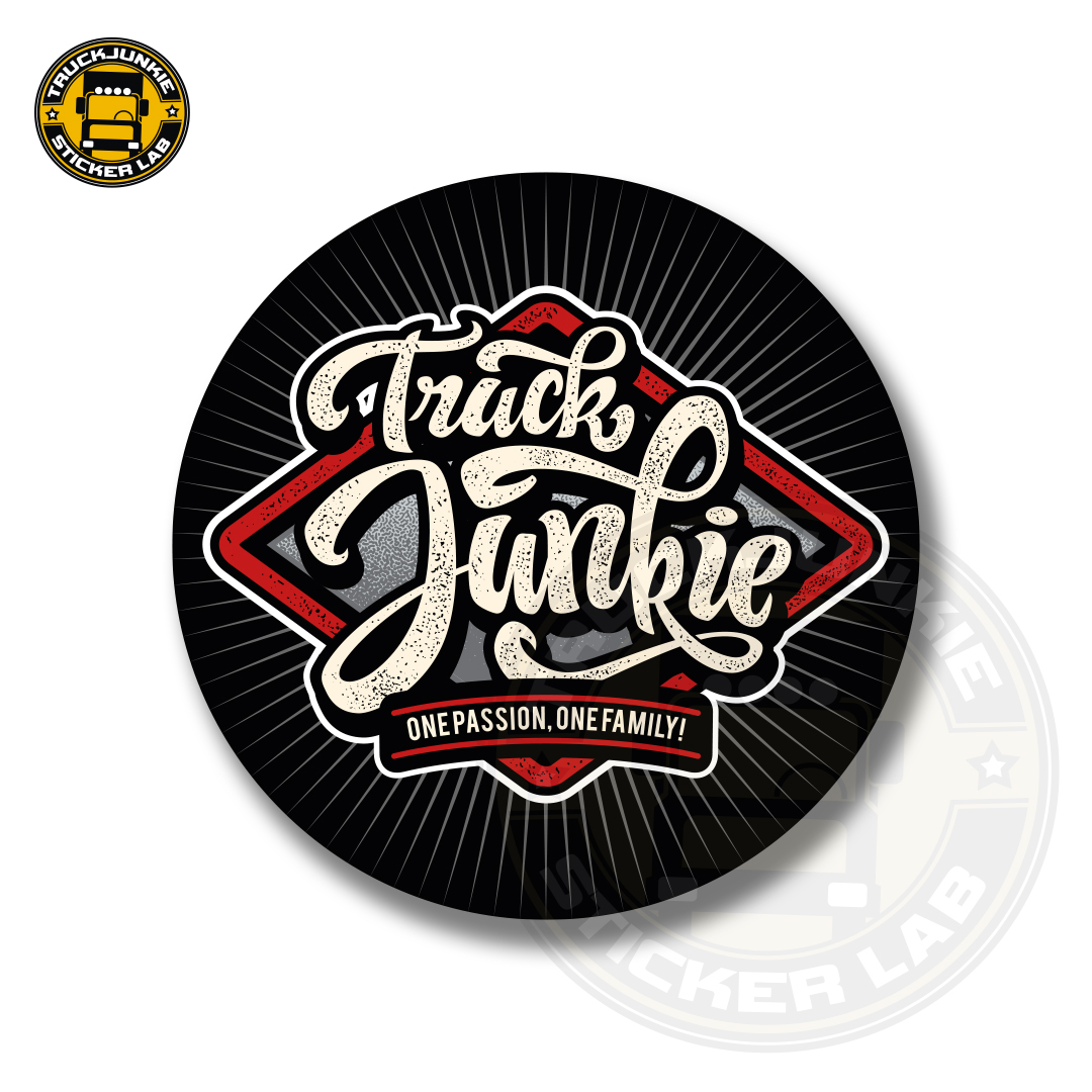 Truckjunkie - Red Wyber - Adesivo a stampa completa