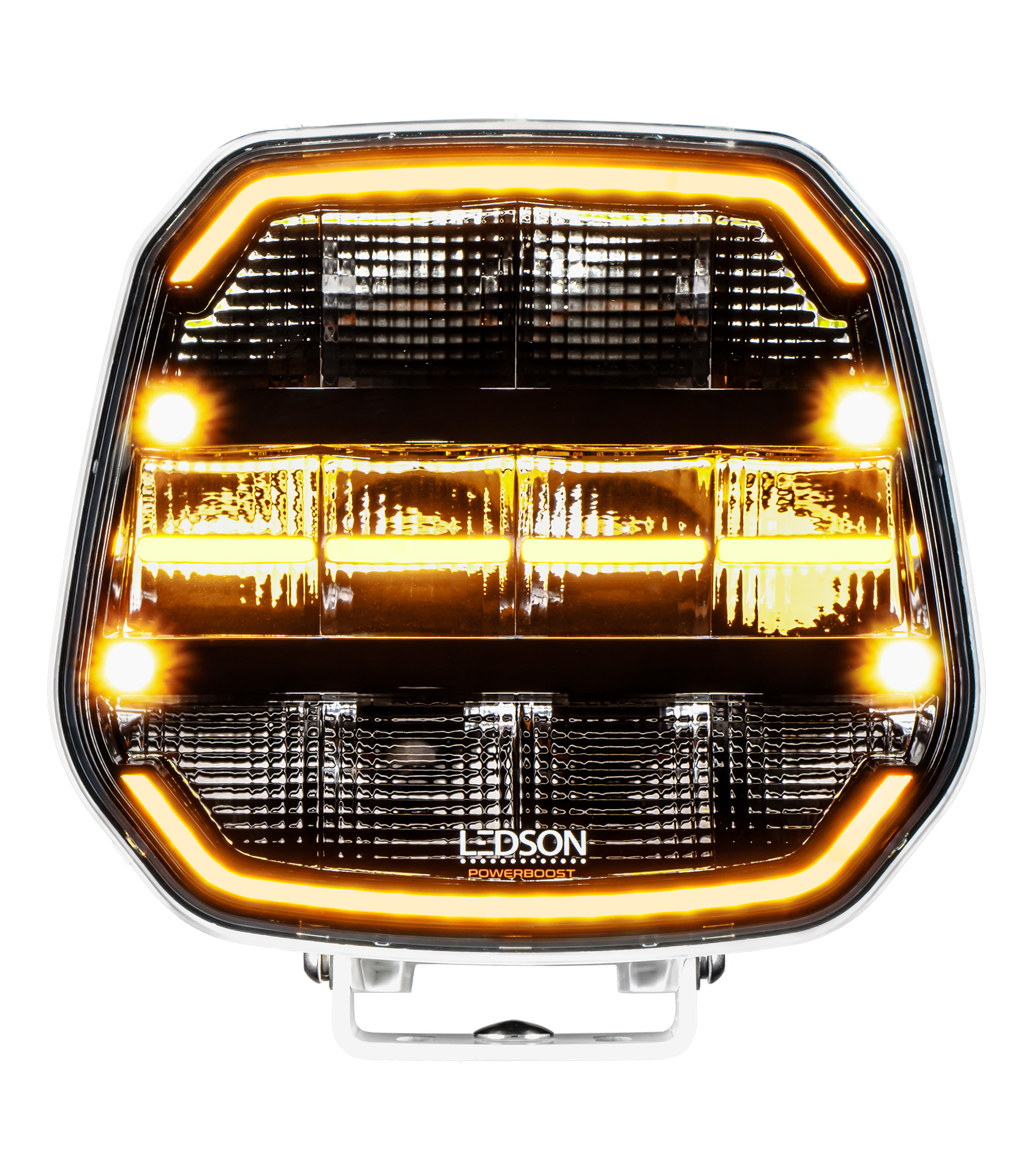 Luce ausiliaria Ledson Epix9+ Strobe Wide Driving Beam da 9" (bianco avorio, Powerboost)