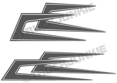 DEENSE HAKEN STICKER - flèche danois CAMION