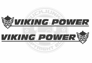 VIKING POWER -NUOVO- ADESIVO FINESTRA LATERALE