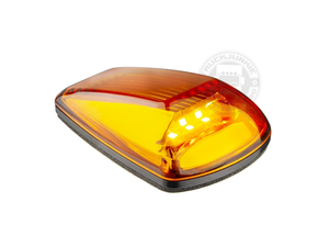 LAMPADA DA SOPRA A LED / LAMPADA D'INDICAZIONE - 9-32V - VETRO ARANCIO