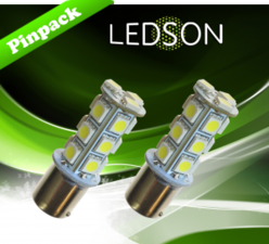 LED-LAMP XENON LOOK P21W 18SMD BA15s 