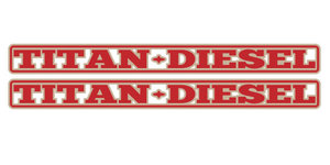 TITAN DIESEL - STICKER - TWO COLOR