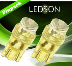 LED GEEL/ORANJE 1 diode 24V W5W 