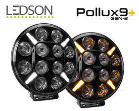 LEDSON Pollux9+ Gen2 - LED FARO DI PROFONDIÀ CON LUCE DI POSIZIONE BIANCA E ARANCIONE -120W