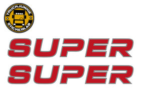 SUPER 2.0 TWO-TONE - STICKER