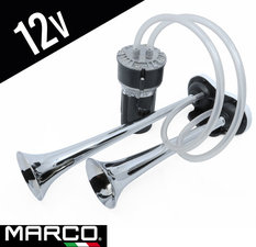 12V - MARCO - TROMBA NAPOLITANO AD ARIA 2 TONI - INCL. COMPRESSORE