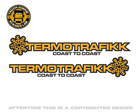 TERMOTRAFIKK C TO C - BICOLORE STICKER