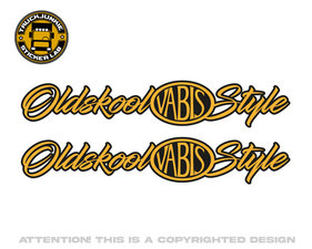 OLDSKOOL VABIS STYLE - BICOLORE STICKER