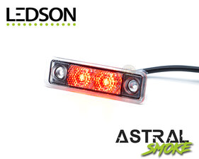 LEDSON - Astral - LUCE DI POSIZIONE A LED EASY FIT - ROSSO *SMOKE*