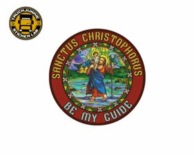 ST.CHRISTOPHER - BE MY GUIDE - FULL PRINT ADESIVO